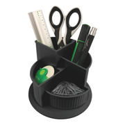 Linear Rotating Multi Compartment Pen Holder