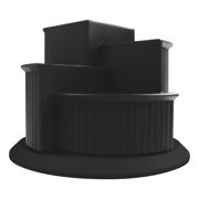 Linear Rotating Multi Compartment Pen Holder