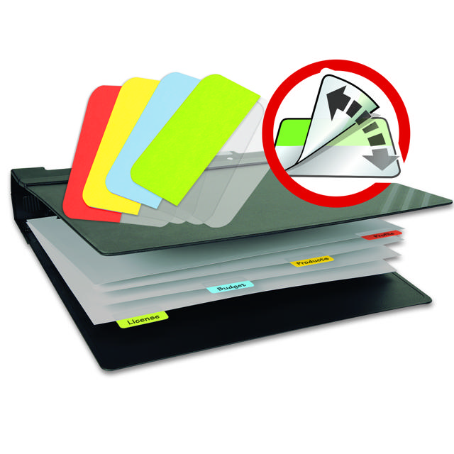 3L Self-adhesive Index Tab, Repositionable, 12 x 40 mm