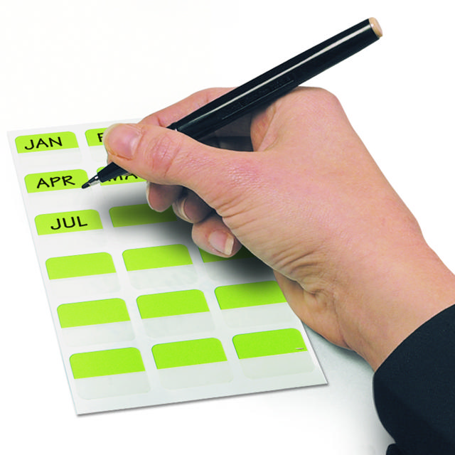 3L Self-adhesive Index Tab, Repositionable, 12 x 40 mm