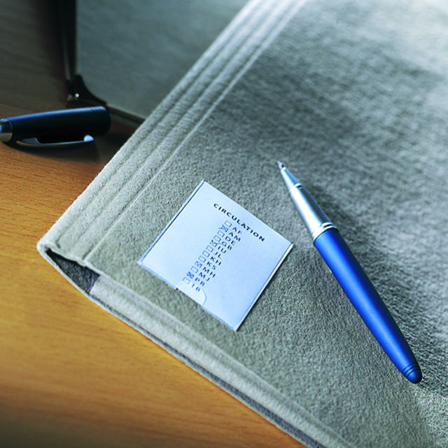 Self-adhesive Label Holder, Permanent, 55 x 102 mm, with Printable Inserts