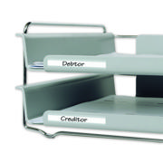 Self-adhesive Label Holder Strip, Permanent, 40 x 150 mm, with Insert