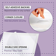 Easy Load Repositionable Pocket with Corner Closure