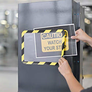 Magneto Magnetic Safety Display Pocket, Yellow/Black