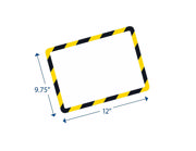 Magneto Magnetic Safety Display Pocket, Yellow/Black