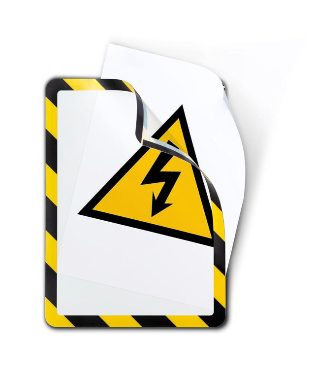 Magneto Magnetic Safety Display Pocket, Yellow/Black