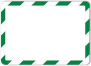 Magneto Magnetic Safety Display Pocket, Green/White