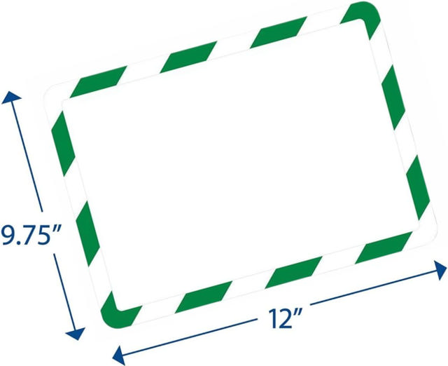 Magneto Magnetic Safety Display Pocket, Green/White