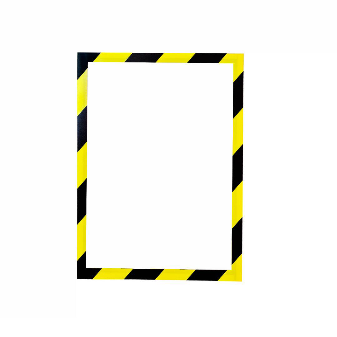 Magneto Pro Magnetic Display Frame, Letter-Size, Yellow/Black