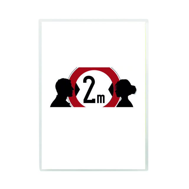 Self-adhesive Signage Pockets, Repositionable, A4