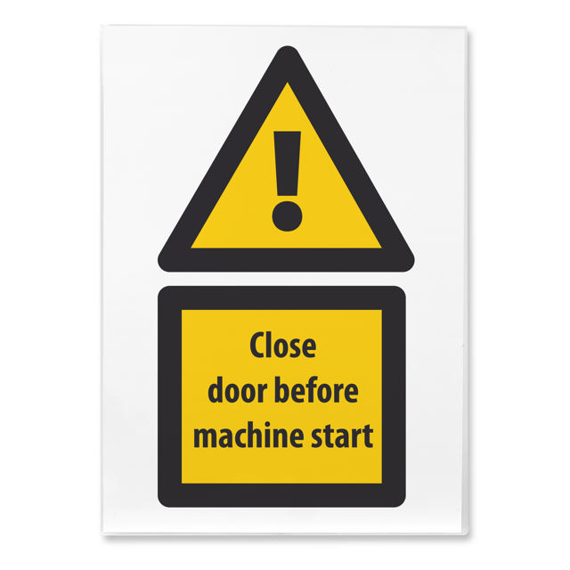 Self-adhesive Signage Pockets, Repositionable, A4