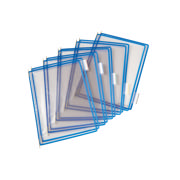 Tarifold Wall Mount Reference & Display System – 10 Blue Pockets, Letter-Size