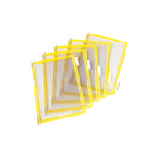 Tarifold Wall Mount Reference & Display System – 10 Yellow Pockets, Letter-Size