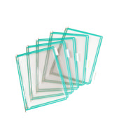 Tarifold Wall Mount Reference & Display System – 10 Green Pockets, Letter-Size