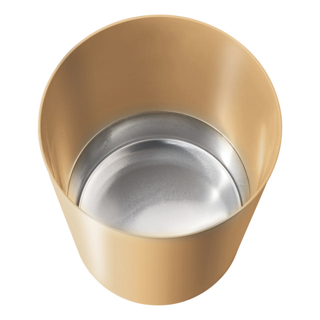 Safety Flame Retardant Waste Bin, with Aluminium Insert, 13L, TÜV certified