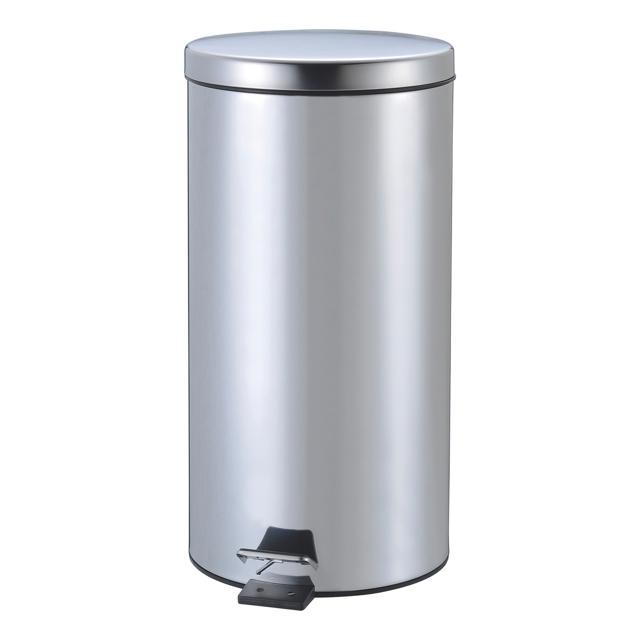 Step Bin, Stainless Steel, 20L