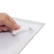 Kang Easy Clic Self-adhesive Signage Pocket, Repositionable, A4, Red Corner