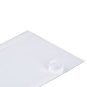 Kang Easy Clic Self-adhesive Signage Pocket, Repositionable, A4, Red Corner