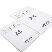 Kang Easy Load Self-adhesive Signage Pocket, Permanent, A4