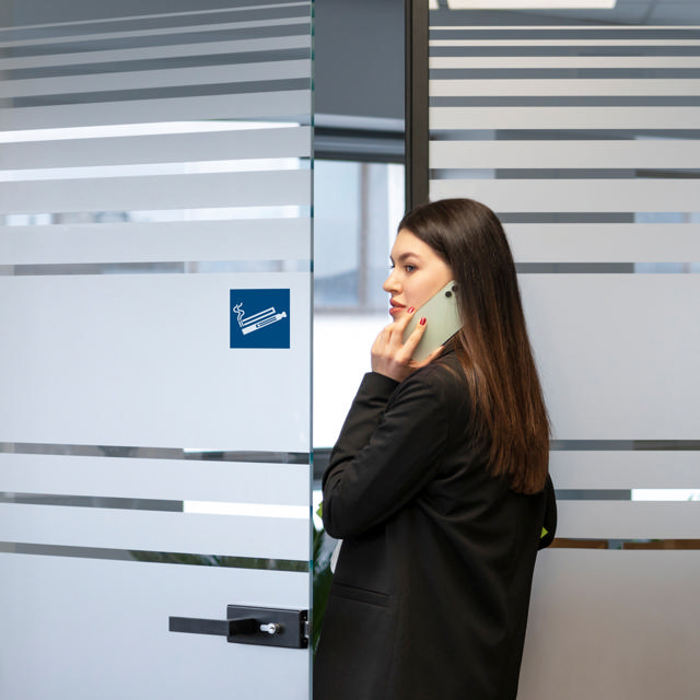 E-cigarette/Vaping/Smoking Permitted Sign, 150 x 150 mm